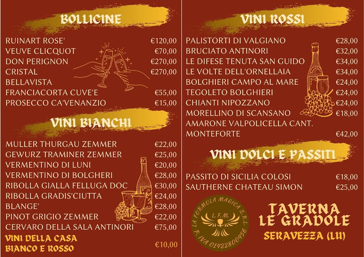 Menu Taverna Le Gradole - Seravezza-1