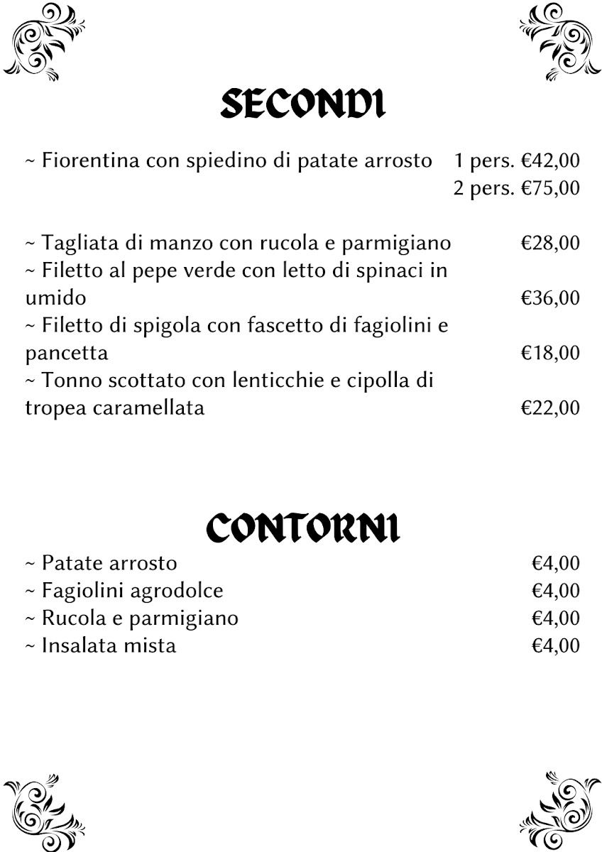 Menu Taverna Le Gradole - Seravezza-5